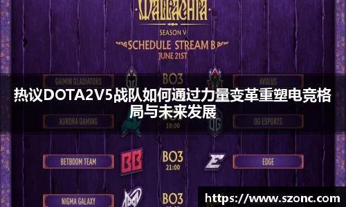 热议DOTA2V5战队如何通过力量变革重塑电竞格局与未来发展